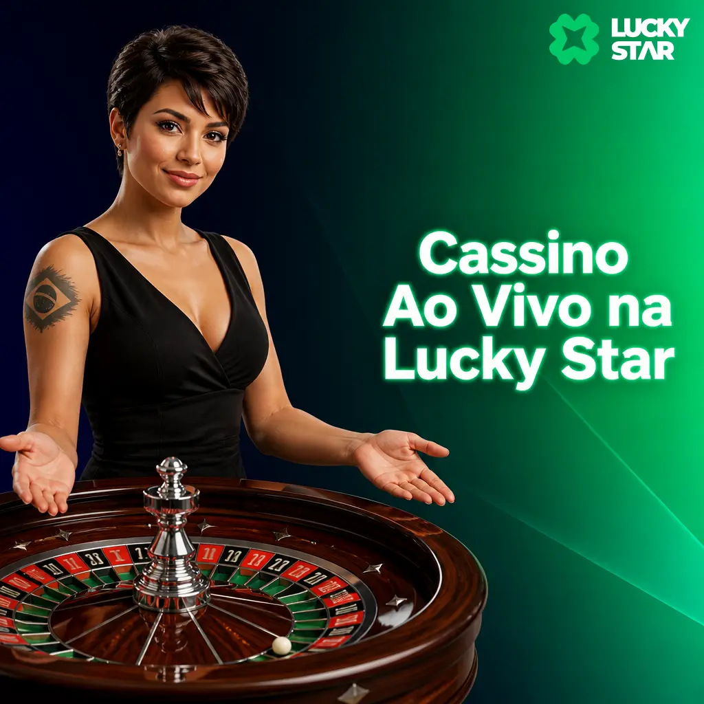 Cassino ao vivo Lucky Star com dealers reais, transmissão HD e jogos como roleta, blackjack e bacará