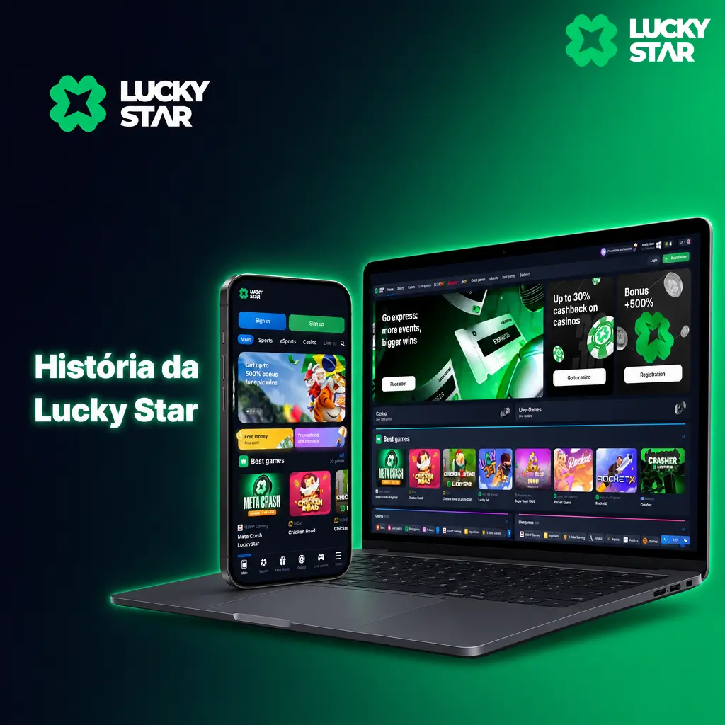 História da Lucky Star: plataforma de apostas esportivas e cassino online licenciada em Curaçao, popular entre brasileiros.